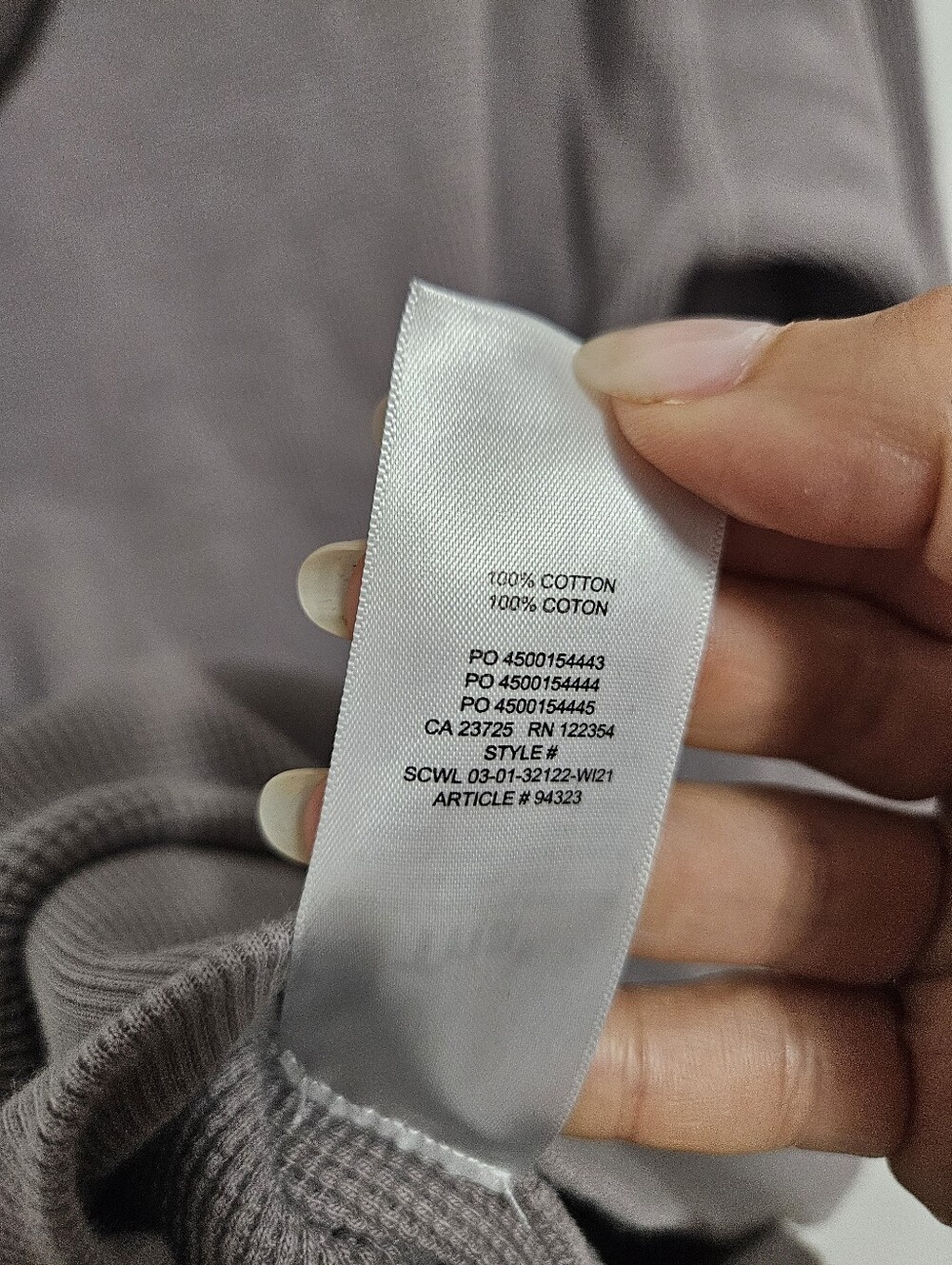TNA Cotton Waffle Hoddie Sweatshirt XS - Picture 9 of 9